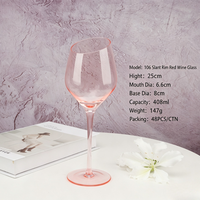 Verre à vin rouge varié 2026 JH pour fêtes et mariages, gobelet à vin personnalisé avec logo, vente en gros, verre à vin à long pied