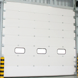 <span class=keywords><strong>Porte</strong></span> sectionnelle industrielle à haute durabilité pour usage en cour, construction acier-bois, type <span class=keywords><strong>de</strong></span> <span class=keywords><strong>porte</strong></span> en polymère, longue durée <span class=keywords><strong>de</strong></span> vie - Product Image 4