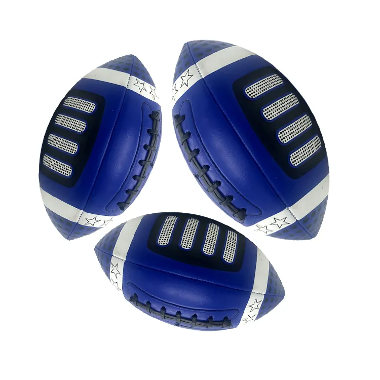 अमेरिकी फुटबॉल आकार 3 6 9 पकड़ आधिकारिक pu चमड़े के वयस्क बच्चे किशोर मशीन रग्बी फुटबॉल बॉल