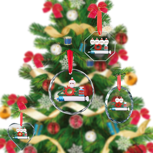 Ornements de Noël personnalisés 2025, ange sculpté à la main dans du verre de cristal, vente chaude avec technique de gravure, artisan direct - Product Image 6