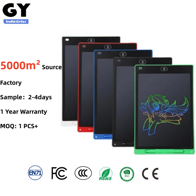 LCD Electronic Writing Tablet for Kids-Plastic Material Unisex Educational Toy