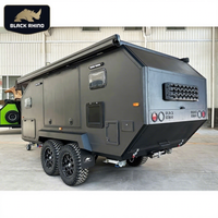 Autocaravan Camping-car Offroad Caravan Australia Van Caravana 6 Personas Electric Big Remolque Mini Caravane pas cher