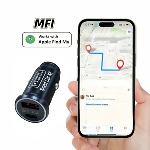 Chargeur rapide USB Type-C à deux ports pour voiture Véhicules universels en plastique Fiches allume-cigare Localisateur GPS intelligent pour voiture - Product Image 1