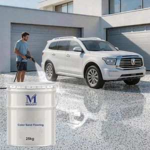 Peinture époxy auto-nivelante résistante à l'usure pour sols, peinture époxy colorée brillante pour sols intérieurs et extérieurs - Product Image 4