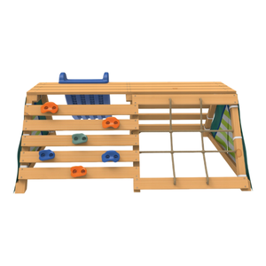 Di alta qualità della marca EZ esterno in legno arrampicata telaio & cuby House attrezzature per il divertimento per il gioco dei bambini - Product Image 4