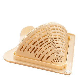Sink Drain Basket Abs <b>Plastic</b> Corner <b>Colander</b> For Kitchen Sink Food Filter With Magnetic Base Dust Proof Design - Product Image 5