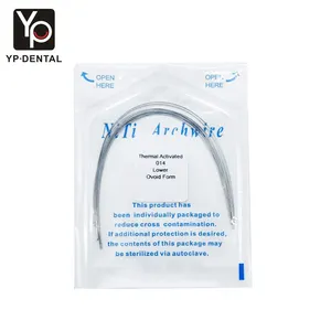 Dental heat thermal stainless steel arch wire oral teeth heat activates orthodontic arch line