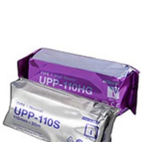 Rollo de Papel Térmico para Ultrasonido Médico de Alta Calidad UPP-110HG para Impresora Compatible, 110 mm de Ancho, 18 m de Largo