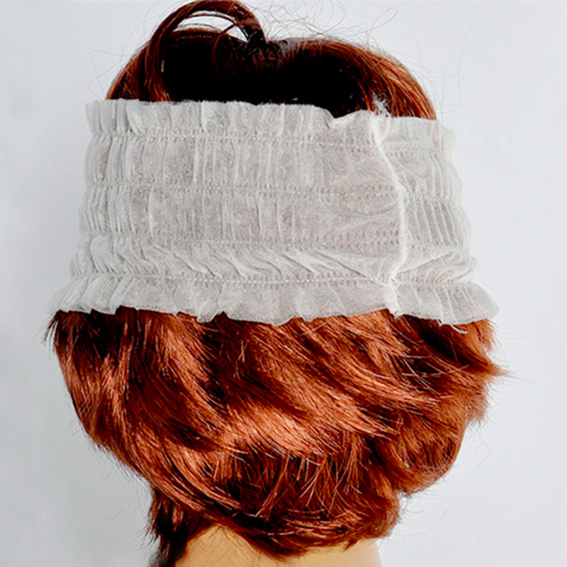 Disposable Non Woven Headband Spa Beauty Salon Headband Elastic Hair Wrap