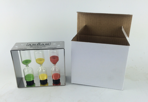 Kim loại hoàn hảo trà hẹn giờ ba-trong-một 3-4-5 PHÚT cát hẹn giờ đồng hồ cát cho các loại trà thảo dược trẻ em Lớp Học trang trí nhà - Product Image 5