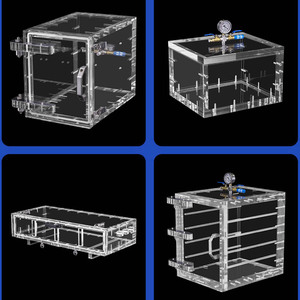 Acrylic Glove Box Anaerobic Laboratory Inert Gas Organic Glass Vacuum Simple Operation Box - Product Image 5