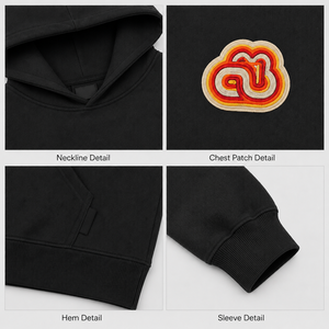 Sweat à capuche OEM délavé à l'acide, vierge, 100% coton, coupe oversize, épaules tombantes, graphique, streetwear de haute qualité, logo personnalisé, pour homme - Product Image 3