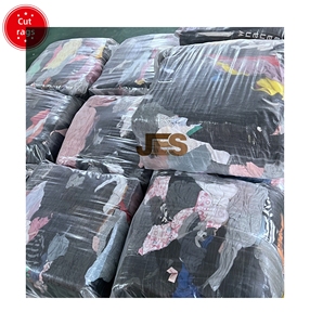 Trapos de Limpieza de Algodón JES Modelo 02, Suaves y Absorbentes de Agua y Aceite, 10 kg, Color Oscuro, Piezas de Corte de 35-55 cm para Uso Industrial - Product Image 6