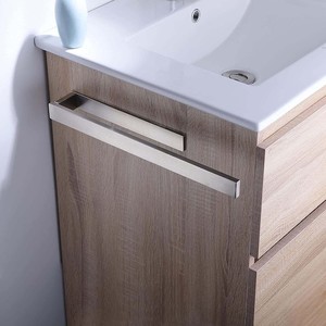 Porte-serviettes de bain auto-adhésif sans perçage 39 cm, barre porte-serviettes adhésive pour salle de bain, support de serviettes de douche - Product Image 2