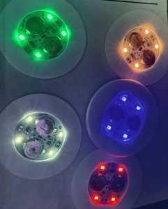 Sous-verre lumineux en acrylique personnalisé pour boissons, décoration de vase pour bar de nuit, fête, bouteille lumineuse, verre, tapis de bière lumineux - Product Image 4