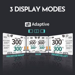 Estación <span class=keywords><strong>de</strong></span> Soldadura <span class=keywords><strong>de</strong></span> <span class=keywords><strong>Pinzas</strong></span> <span class=keywords><strong>de</strong></span> Precisión YIHUA 982D-III con Soldador C210 para Retrabajo <span class=keywords><strong>de</strong></span> Componentes SMT SMD con Calibración Automática - Product Image 5