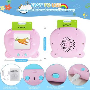 Tarjetas de Aprendizaje Interactivas de Felpa para Niños Pequeños, 224 <span class=keywords><strong>Palabras</strong></span> Visuales, Terapia del Habla Montessori, Aprendizaje Sensorial para Autismo, Regalos Educativos - Product Image 3