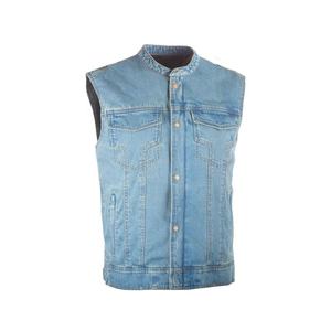 Streetwear Autumn Casual Breathable Bikers Ladies Motorcycle With High Quality Motorbike Fashion Denims-Leather Vests <b>Waistcoats</b> - Product Image 1