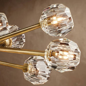 Lustre nordique boule de haricot magique pour la maison moderne Luminaires Lustre de plafond de salon moderne - Product Image 5