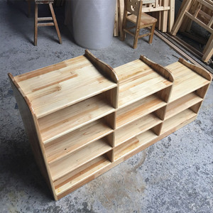 Muebles de Madera para Aulas de Jardín de Infancia, Armario de Almacenamiento de Madera para Niños, Muebles <span class=keywords><strong>Montessori</strong></span> para Exhibición de Juguetes, Venta al Por Mayor - Product Image 5