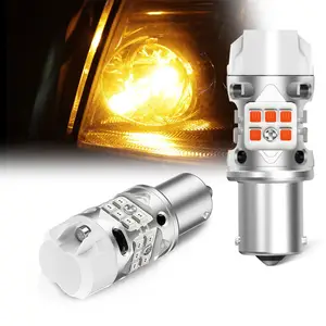 Vente en gros flash stroboscopique LED 1156 1157 ba15s P21W 20smd 3030 12V ampoule de frein de voiture clignotant LED ampoule LED d'arrêt de queue