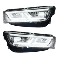 Kit de mise à niveau des phares à LED matriciels pour Audi Q5 80A 2018 2019 2020 avec clignotants dynamiques et feux de jour, cadre noir