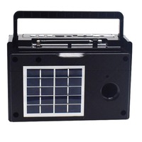 Radio portable RX BT777S RX-BT777S Golon Colon Solar 350W USB X Bass 3 bandes AM FM SW avec haut-parleur USB et carte TF