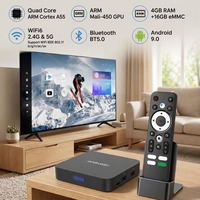 Décodeur Sumavision Commercial 2026 WiFi6 4G+16G 4K Quad Core HDR/H265 Android 9 avec commande vocale BT pour matchs de football