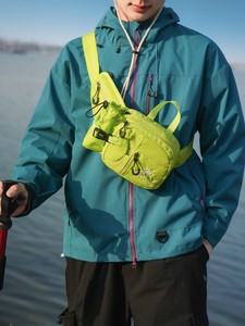 Sac banane tendance et décontracté pour couple, style sportif, sac à dos multifonctionnel pour bouteille d'eau, idéal pour les voyages en extérieur, en nylon - Product Image 5