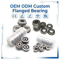 Rodamientos de Bolas con Brida de Alta Precisión Serie F6000 F6200 F6300 F6700 F6800 F6900 FR MF F16000 F63800