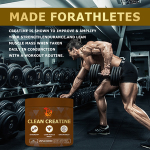 <b>Red</b> Kangaroo Clean Creatine Powder 45 Servings Unflavored Dietary Supplement for Strength and Muscle Mass Endurance Powder - Product Image 6