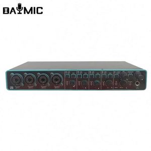 Interfaz de Audio OEM de 4 Entradas, 24 Bits, 192 kHz, Mezcladora, Consola para DJ, Grabación en Estudio, Podcasting, Tarjeta de Sonido en Vivo - Product Image 1