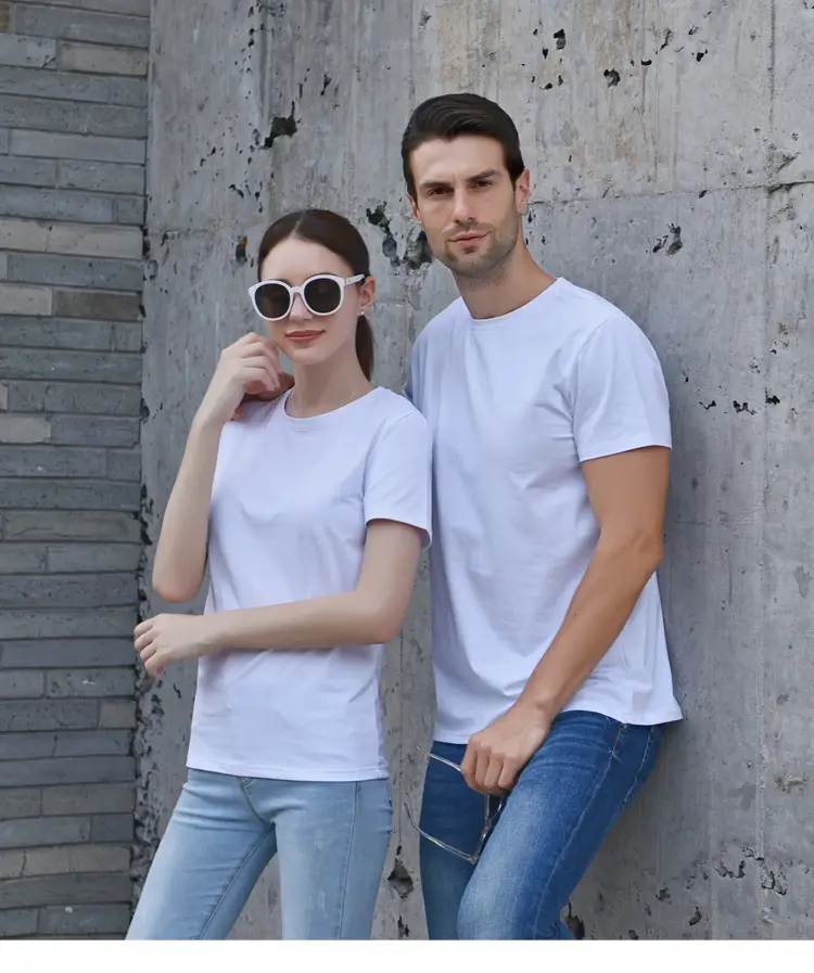 Wholesale t-shirts Custom Blank organic cotton t shirt digital printed unisex t shirt