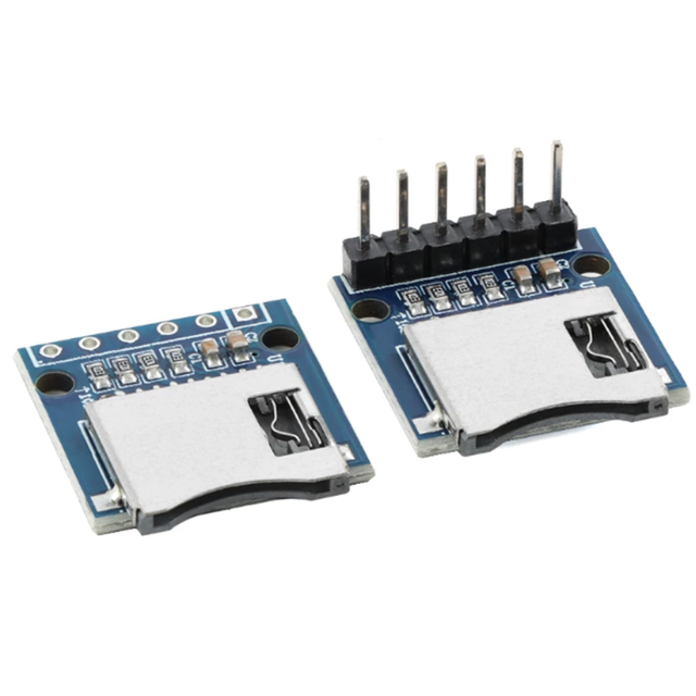 Mini SD Card Module, Micro SD Card Adapter Board, Simple TF Card Socket / Memory Card Connector Module