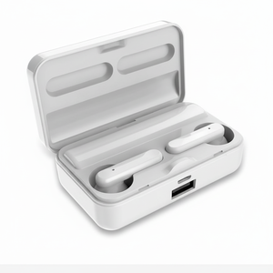 ชุดหูฟังไร้สายบลูทูธ 5.0 แบบใส่ในหูพร้อมไมโครโฟน IPX4 กันน้ำ ชาร์จแบบ Type C เสียงสเตอริโอไดนามิก - Product Image 1