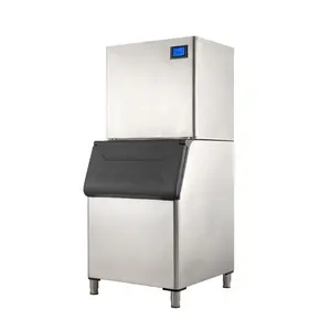 Thương mại Ice Maker Máy 454kg/24 giờ hoàn toàn tự động chia Ice Cube Máy Nhà Bếp Ice Maker