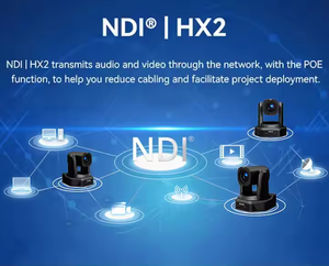 Usd622 Tàu miễn phí chất lượng cao NDI 4k 20x Zoom quang confer PTZ <span class=keywords><strong>camera</strong></span> 4K NDI phát sóng máy ảnh PTZ Nhà thờ trực tuyến HD66K-20N - Product Image 3