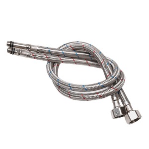 Manguera trenzada <span class=keywords><strong>de</strong></span> Metal <span class=keywords><strong>de</strong></span> acero inoxidable 304, tubo <span class=keywords><strong>de</strong></span> entrada <span class=keywords><strong>de</strong></span> <span class=keywords><strong>agua</strong></span> fría y caliente <span class=keywords><strong>de</strong></span> PVC, alambre <span class=keywords><strong>de</strong></span> acero rojo y azul, resistente a la presión <span class=keywords><strong>para</strong></span> uso en el <span class=keywords><strong>baño</strong></span> - Product Image 5
