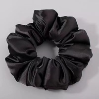 Grand chouchou en satin rembourré en polyester et coton, fait main, moelleux, 16 cm, surdimensionné, avec logo personnalisé, vente en gros