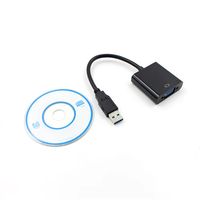 Cable adaptador USB 3,0 a VGA, tarjeta gráfica externa, convertidor de vídeo multi-dp para Windows 7, 8, 10, PC y portátil