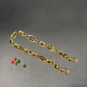 Portachiavi in Metallo con Ciondolo a Forma di Dinosauro e Ciliegia - Accessorio Personalizzato Impermeabile e Leggero per Borse e Portafogli da Donna - Product Image 3