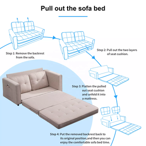 Cama moderno giá rẻ tiết kiệm không gian tầng 2 CHỖ NGỒI Linen gấp tình yêu Ghế ngủ <span class=keywords><strong>futon</strong></span> Ghế sofa giường funiture Bộ để bán - Product Image 4