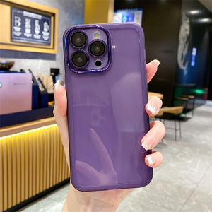 Funda Protectora para Cámara con Marco Electrochapado Lichicase, Carcasa Trasera Antigolpes para vivo V21 V60 T4 Pro V50 Lite, Funda Transparente para Teléfono - Product Image 2