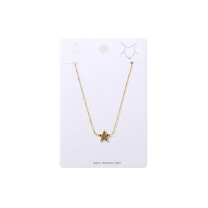 Collana con Stella a Cinque Punte in Acciaio Inossidabile Acero 47656 PQT12 - Product Image 1