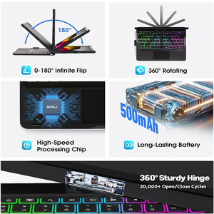 F11AT-Pro pour Étui <span class=keywords><strong>Clavier</strong></span> <span class=keywords><strong>iPad</strong></span> 10e 11e (A16) <span class=keywords><strong>Génération</strong></span>, Housse <span class=keywords><strong>iPad</strong></span> Air 11 Pouces (M3/M2), <span class=keywords><strong>Clavier</strong></span> pour <span class=keywords><strong>iPad</strong></span> Pro 11 M2 - Product Image 3