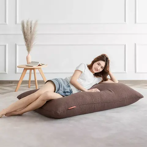 Wholesale Custom Giant Bean Bags Sofa Bed Indoor Outdoor Fill Foam Bean Bag Cover