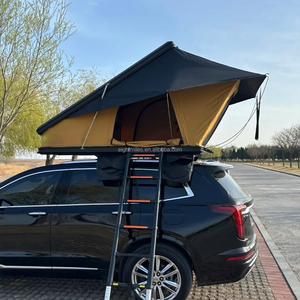 <span class=keywords><strong>Tente</strong></span> <span class=keywords><strong>de</strong></span> <span class=keywords><strong>toit</strong></span> rigide EM 4x4 pour camping-car, design à charnière X OEM, intérieur spacieux, charnière X en aluminium avec éclairage LED - Product Image 5
