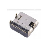 Connecteur femelle USB Type-C 16 broches, prise 5A, montage sur circuit imprimé SMT, haute vitesse, JIATEL
