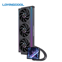 LOVINGCOOL Fabricant d'origine OEM, refroidisseur liquide AIO 4 pouces, écran 240 mm 360 mm, ventilateur ARGB pour boîtier PC de bureau