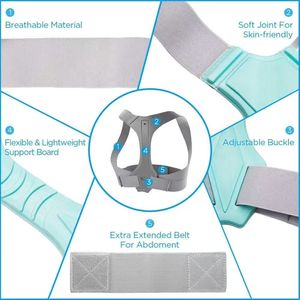 <span class=keywords><strong>Corrector</strong></span> de Postura con Protección para Adultos - Soporte Suave y Flexible para Mejorar la Postura - Product Image 5